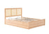 Corxley Rattan Ottoman Bed Oak